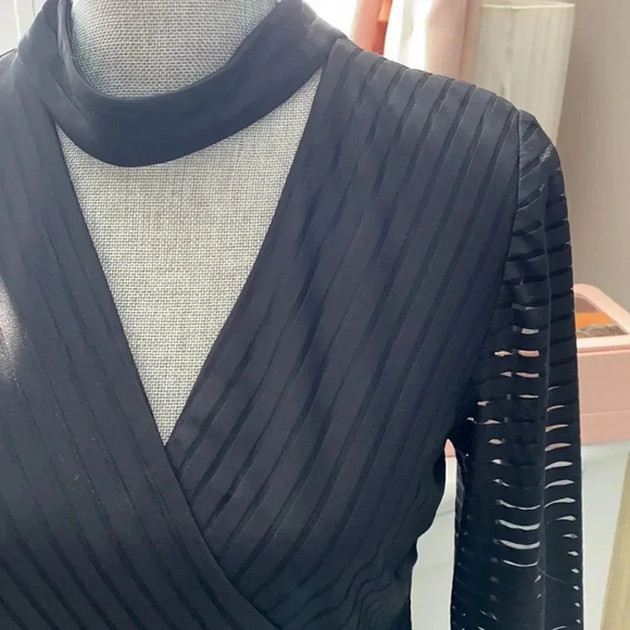 GUESS Long Sleeve Sheer Dress, Size 10 - Picture 2 of 11